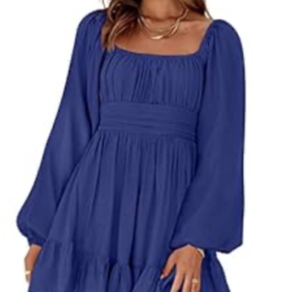 Elegant Blue Women's Dress. NWT
